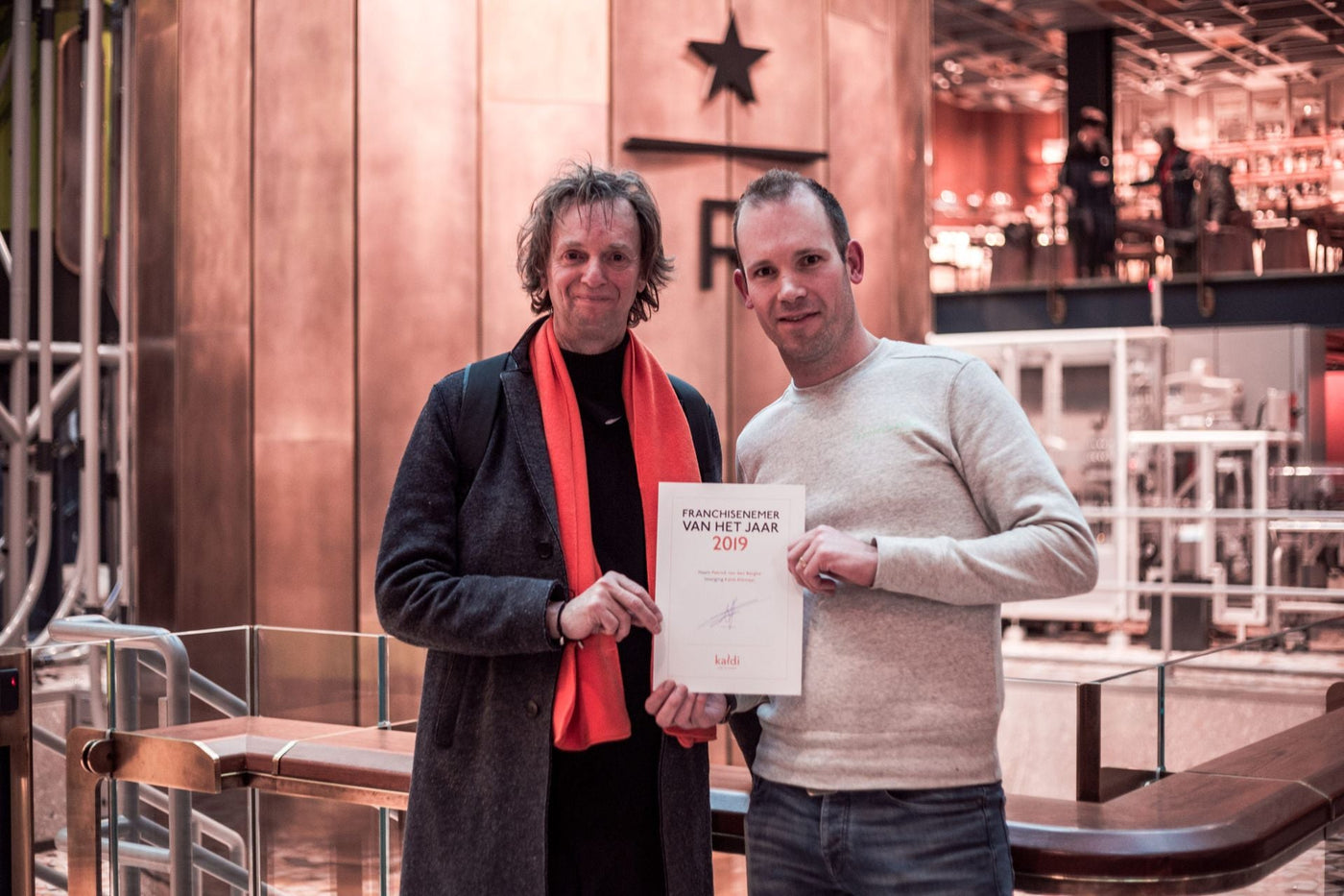 Kaldi Franchisenemer van het jaar 2019