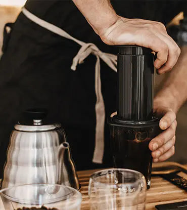 Koffie zetten met Aeropress