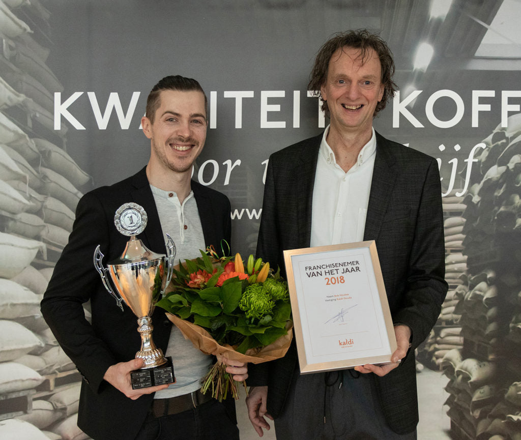 Kaldi franchisenemers van het jaar 2018