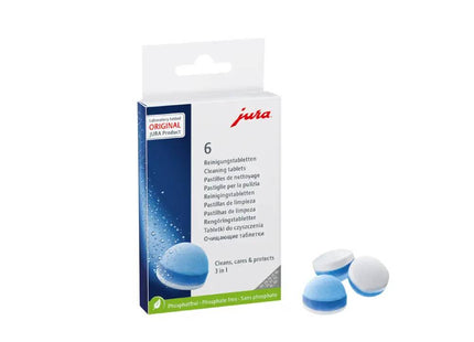 JURA 3 in 1 Cleaning tablets - 6 pieces
