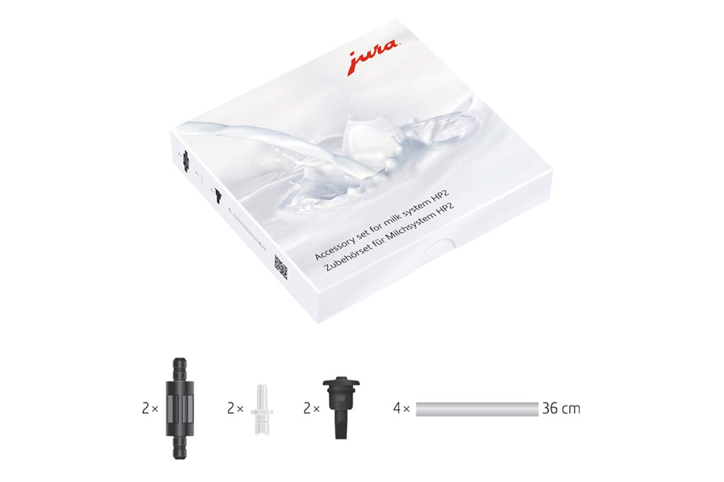 Jura Kit Accessoires Système Lait HP1 - 4 Tuyaux + Raccords - Pour Machines Automatiques A9, E6, E8, WE8 - Entretien Hygiène