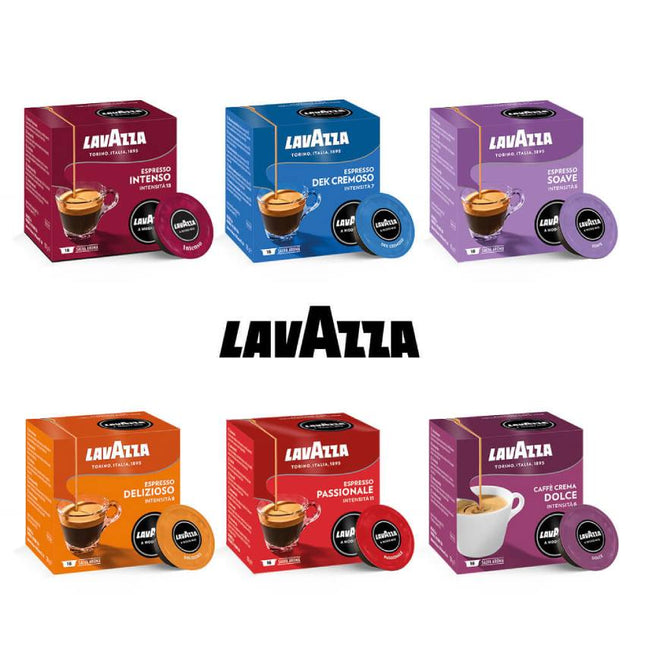 Lavazza A Modo Mio tasting set Medium - 6 x 16 Cups