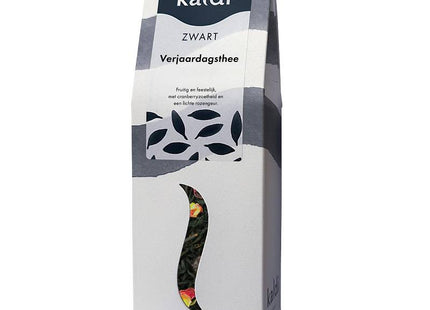 Verjaardagsthee verpakking