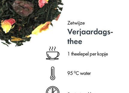 Verjaardagsthee - Zetwijze