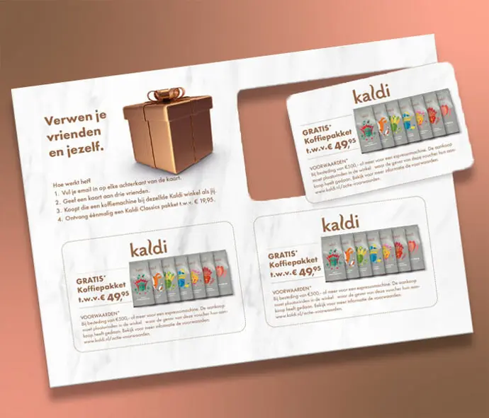 Kaldi member get member actie